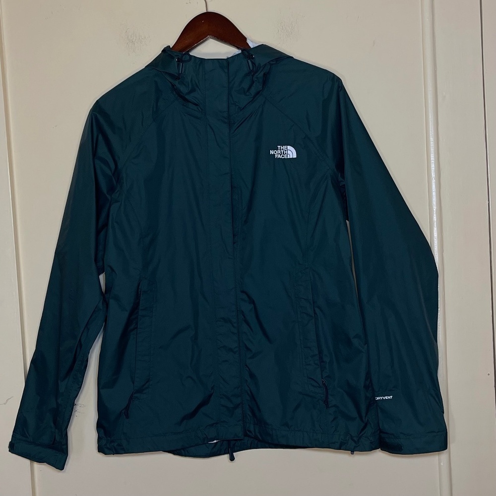 The North Face Dark Green Hooded Jacket
